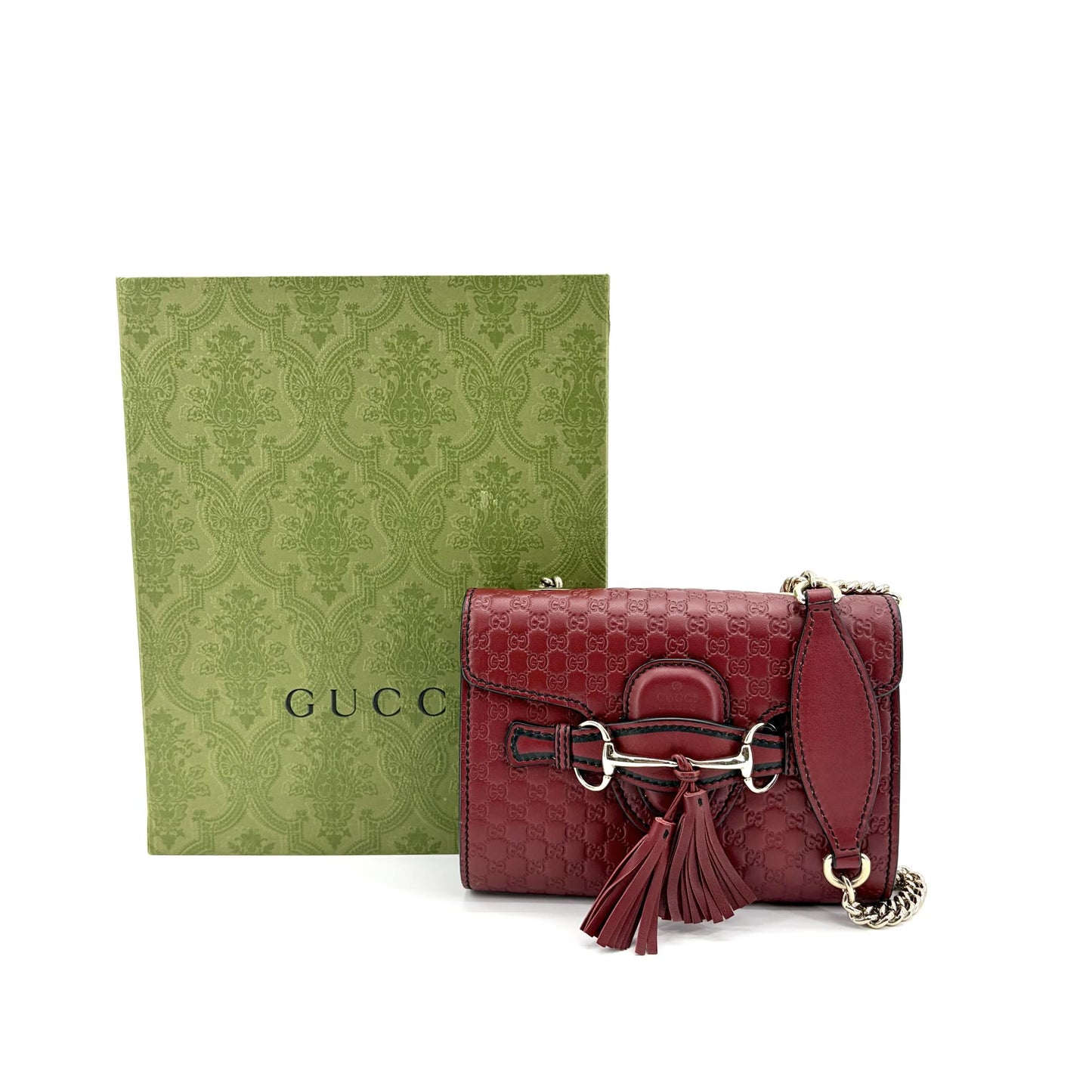 Gucci Microguccissima Emily Mini Chain Shoulder Bag