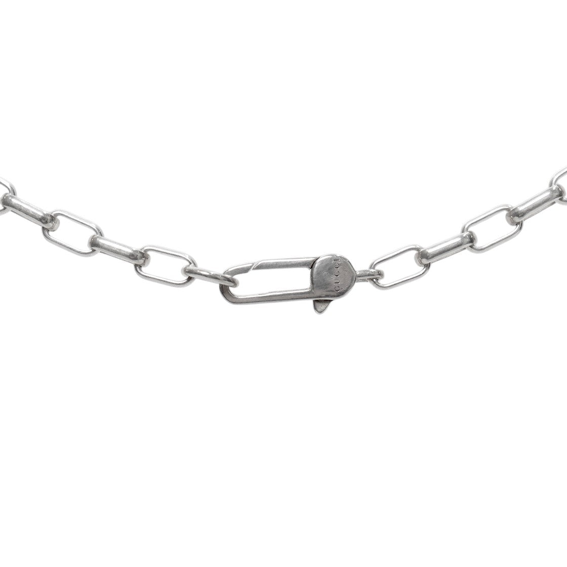 Gucci Interlocking G Silver Necklace