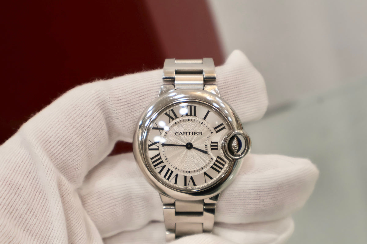 バロン ブルー ドゥ カルティエ ウォッチ クォーツ 33mm ステンレススティール W6920084