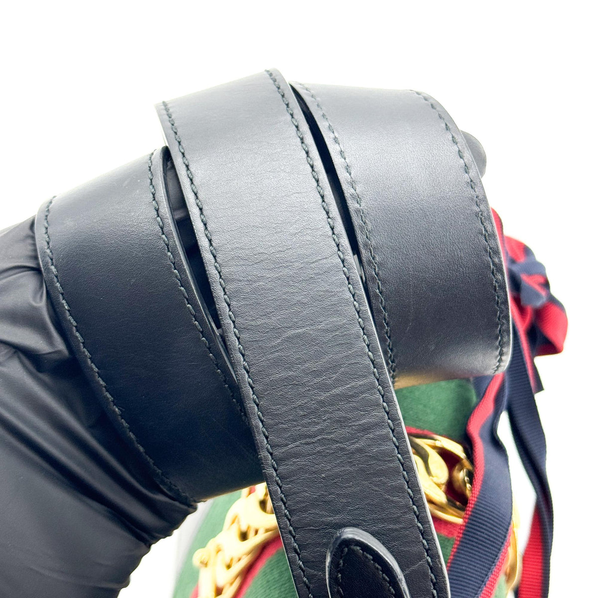 Gucci Sylvie Small Top Handle Bag Black