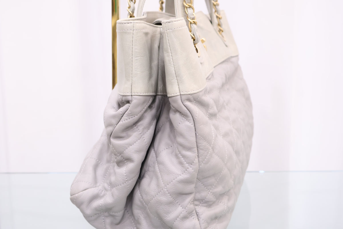 Indermix Gray Tote Shoulder Bag A66416