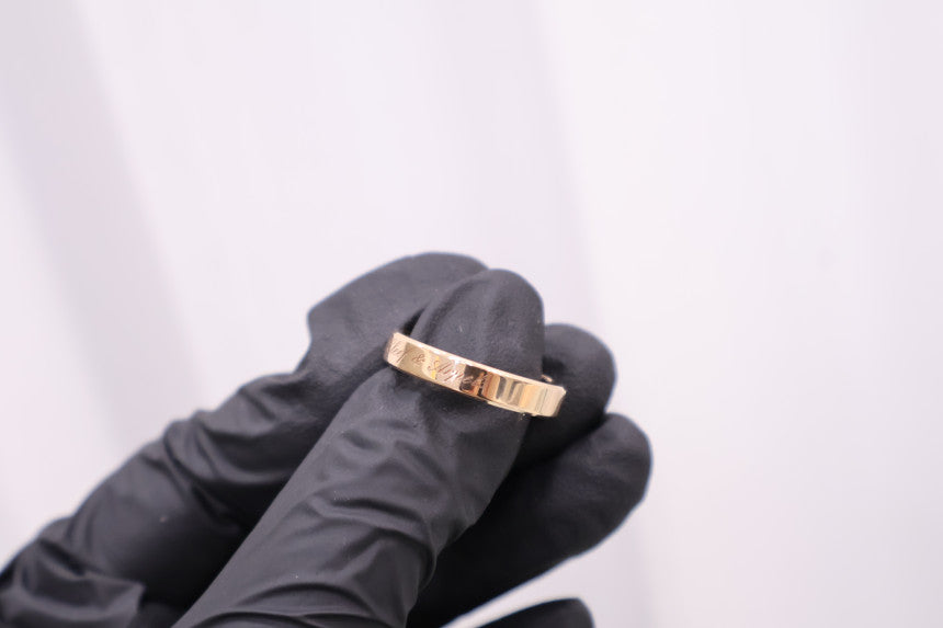 Toujours Signature Étoile Wedding 4mm Ring VCARP7RF