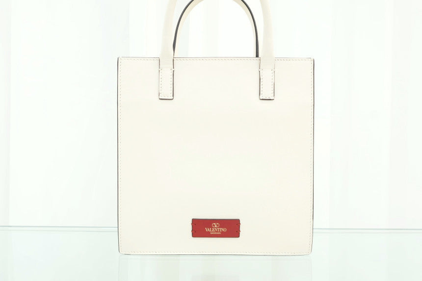 V Logo Work Small Square Two-Way Tote Bag 2W5B0H23MNL