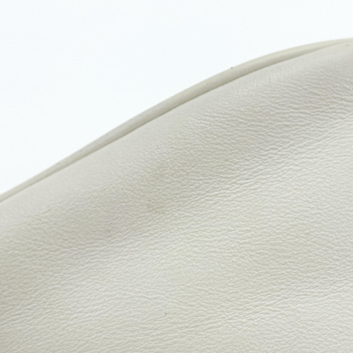 Prada Triangle Leather Crossbody Bag White