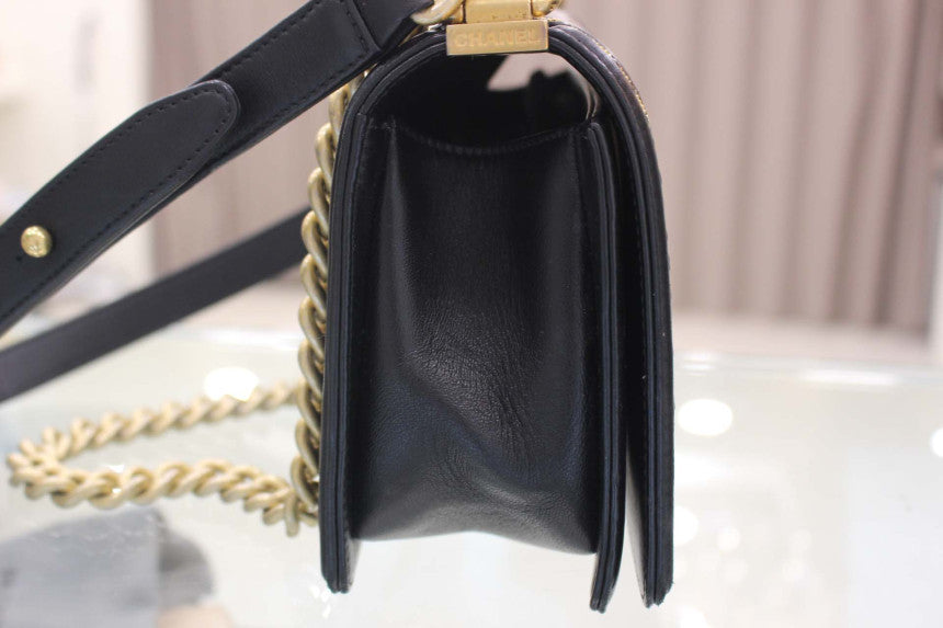 Boy Bag Season Chain Shoulder Bag a67086 Black