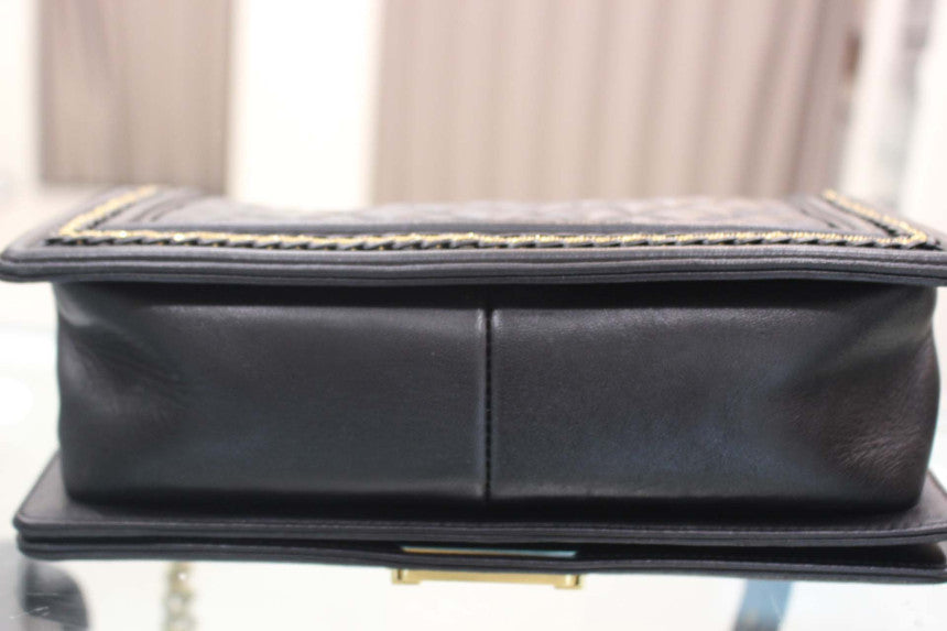 Boy Bag Season Chain Shoulder Bag a67086 Black