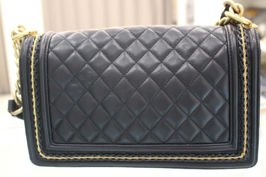 Boy Bag Season Chain Shoulder Bag a67086 Black