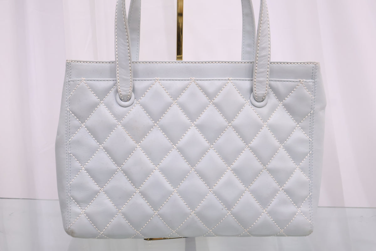 Vintage Surpic Wild Stitch Calfskin Tote Bag