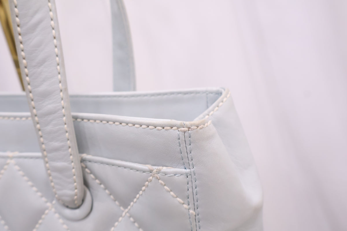 Vintage Surpic Wild Stitch Calfskin Tote Bag