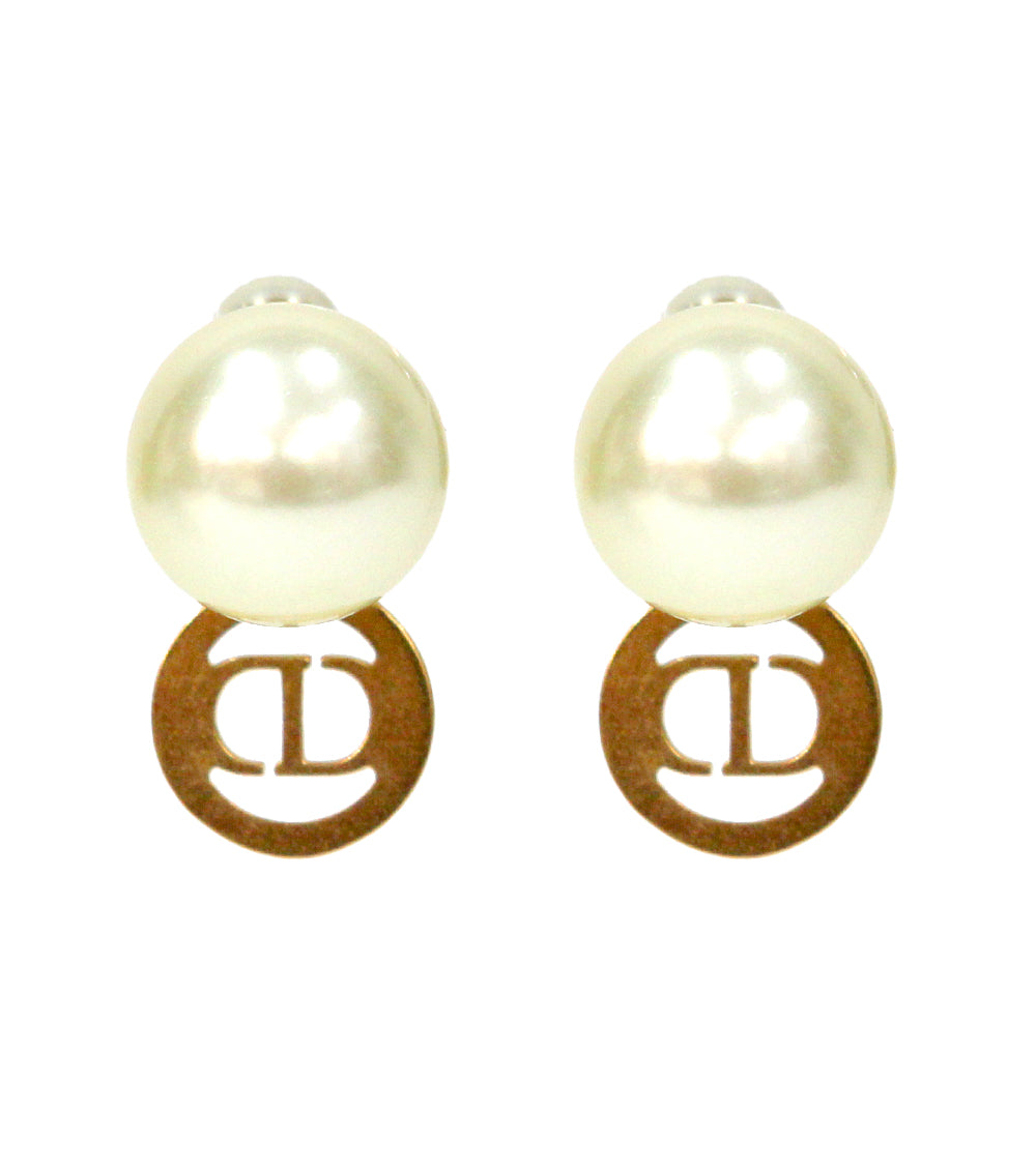 Dior pearl earrings