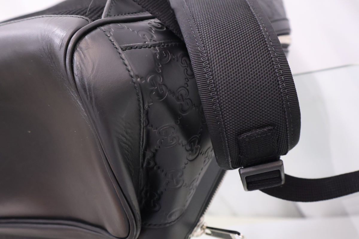 Sima Signature Leather Backpack 406370