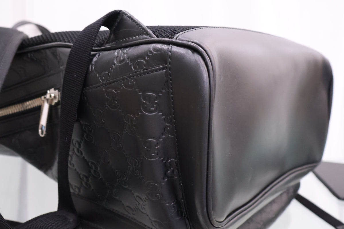 Sima Signature Leather Backpack 406370