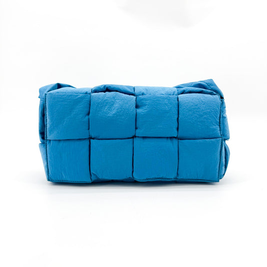 Bottega Veneta Padded Tech Cassette Bag Blue