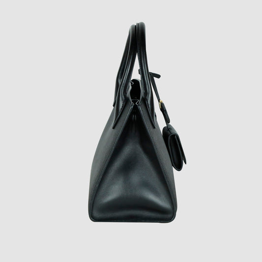 Small Saffiano Monochrome Tote Shoulder Bag 1BA156