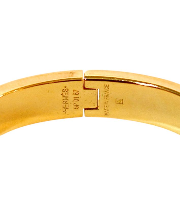 Hermès Pink Clic-a-Chou Bracelet