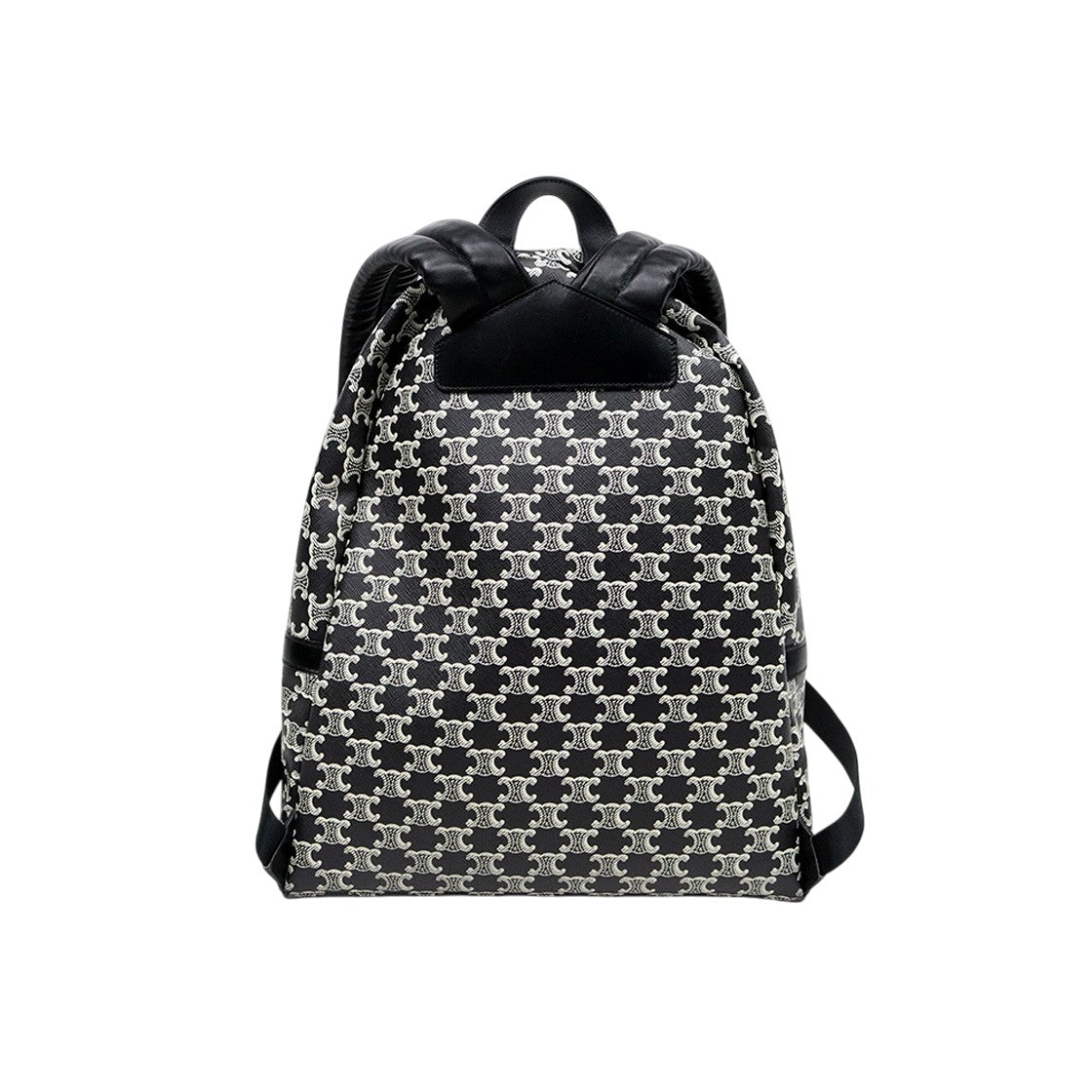 Céline Black Triomphe Canvas Backpack