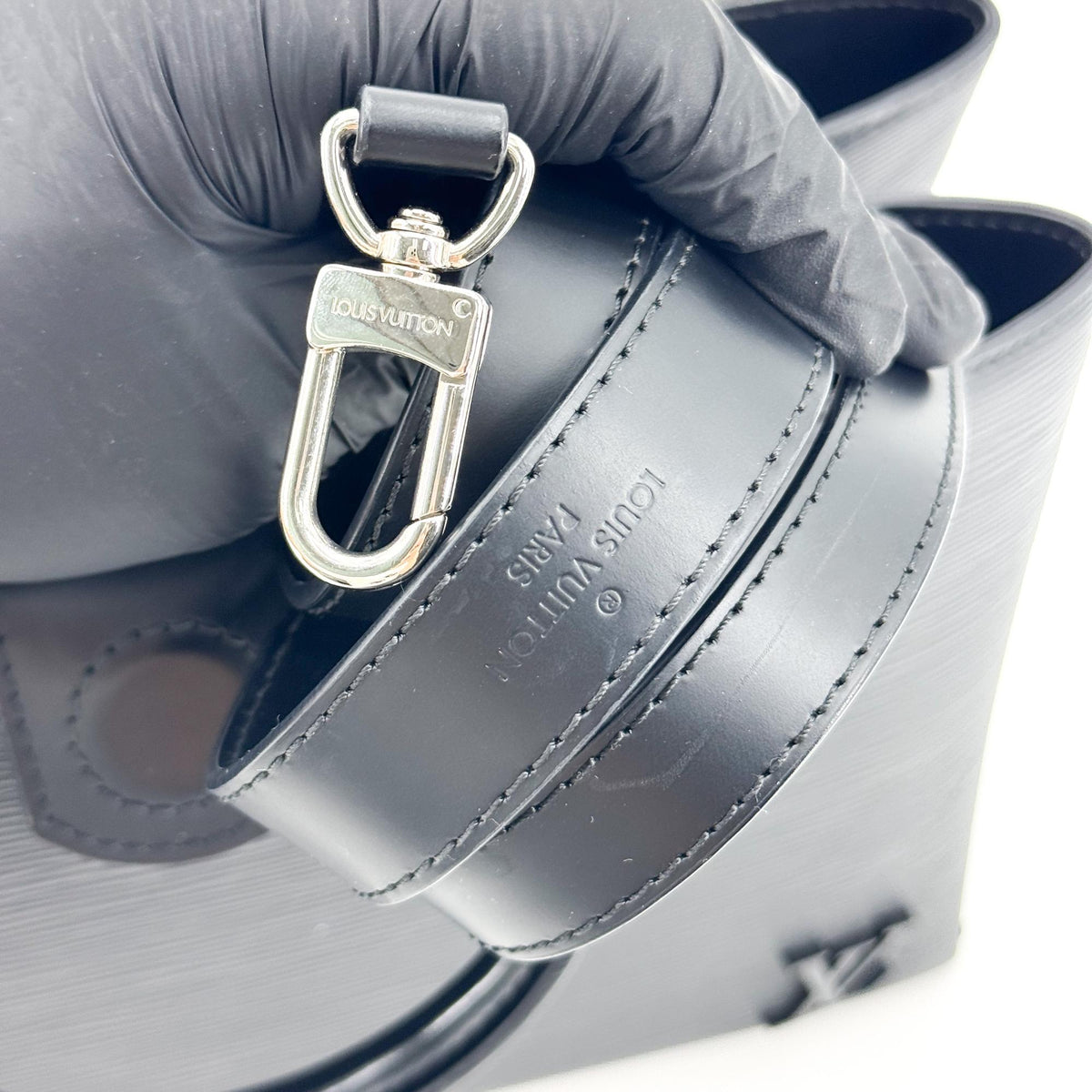 Louis Vuitton Epi Pont Neuf Tote Bag Black
