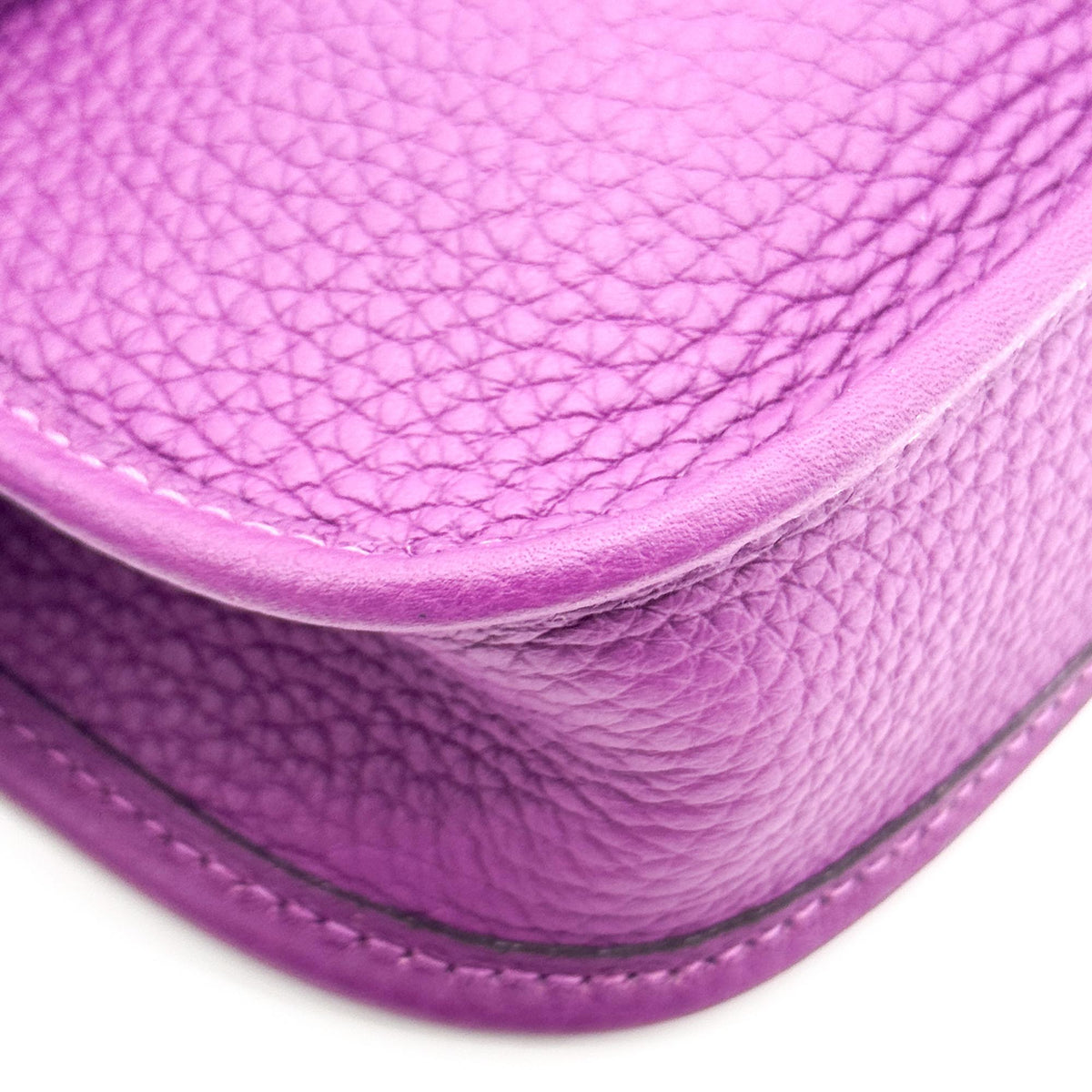 Hermès Evelyne 16 Mini TPM Clemence Purple Silver Hardware