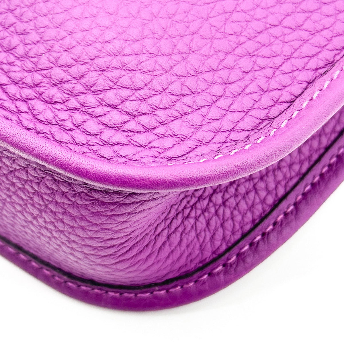 Hermès Evelyne 16 Mini TPM Clemence Purple Silver Hardware