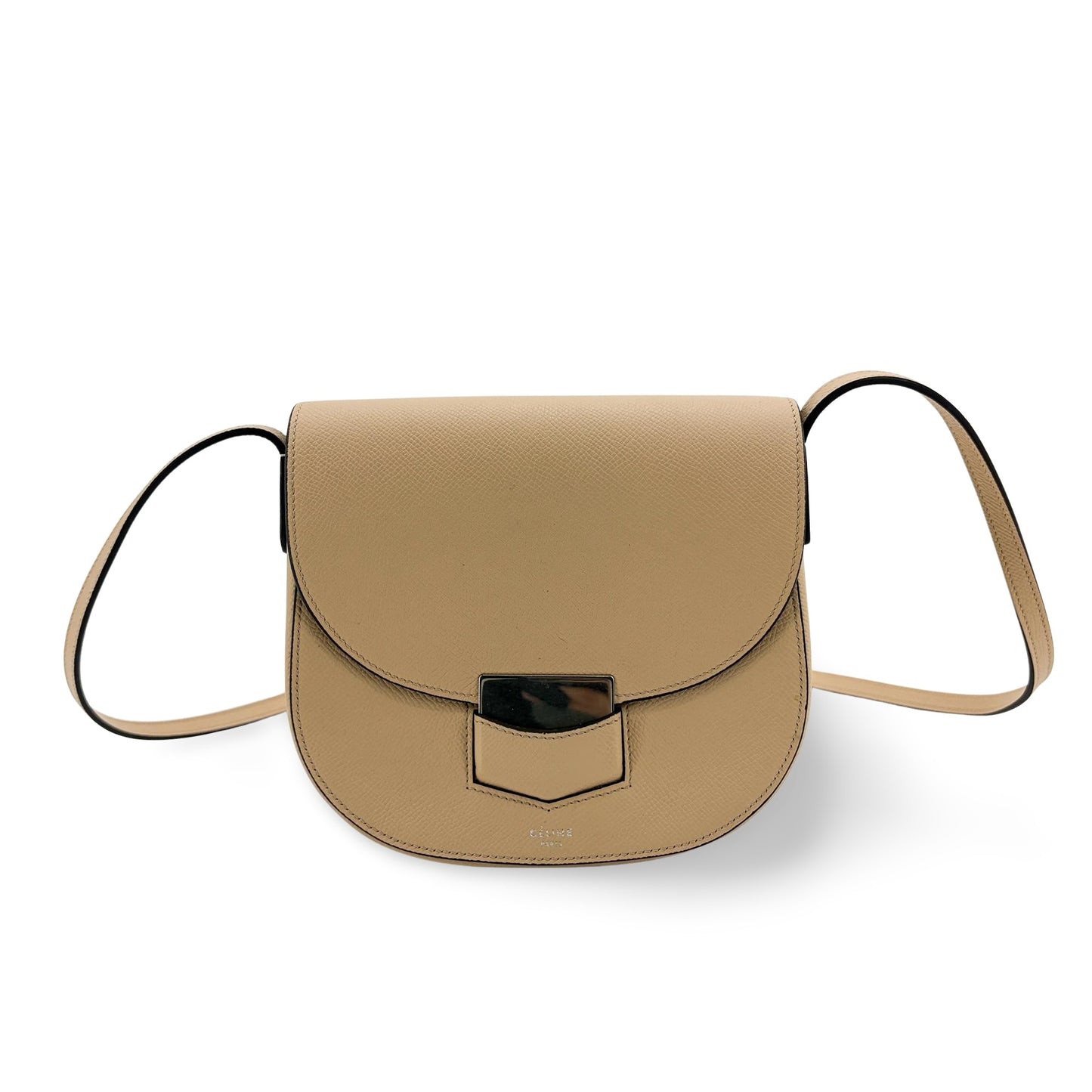 Celine Trotter Shoulder Bag Small Beige