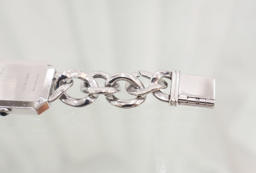 Premiere Gourmette Quartz Chain Watch Silver H3250