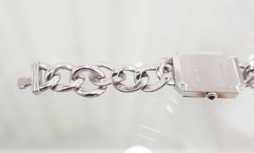 Premiere Gourmette Quartz Chain Watch Silver H3250