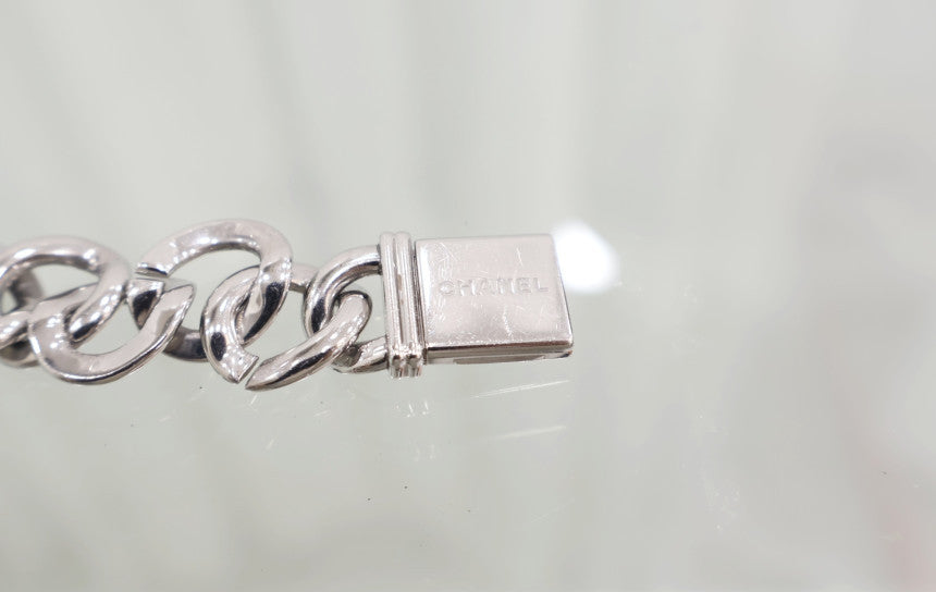 Premiere Gourmette Quartz Chain Watch Silver H3250