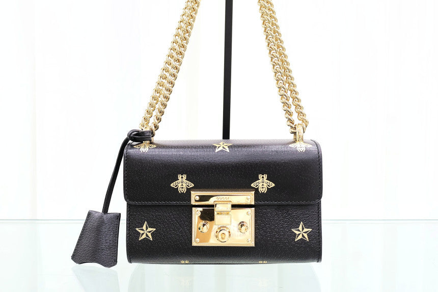 Padlock Vista Honeybee Small Chain Shoulder Bag 432182