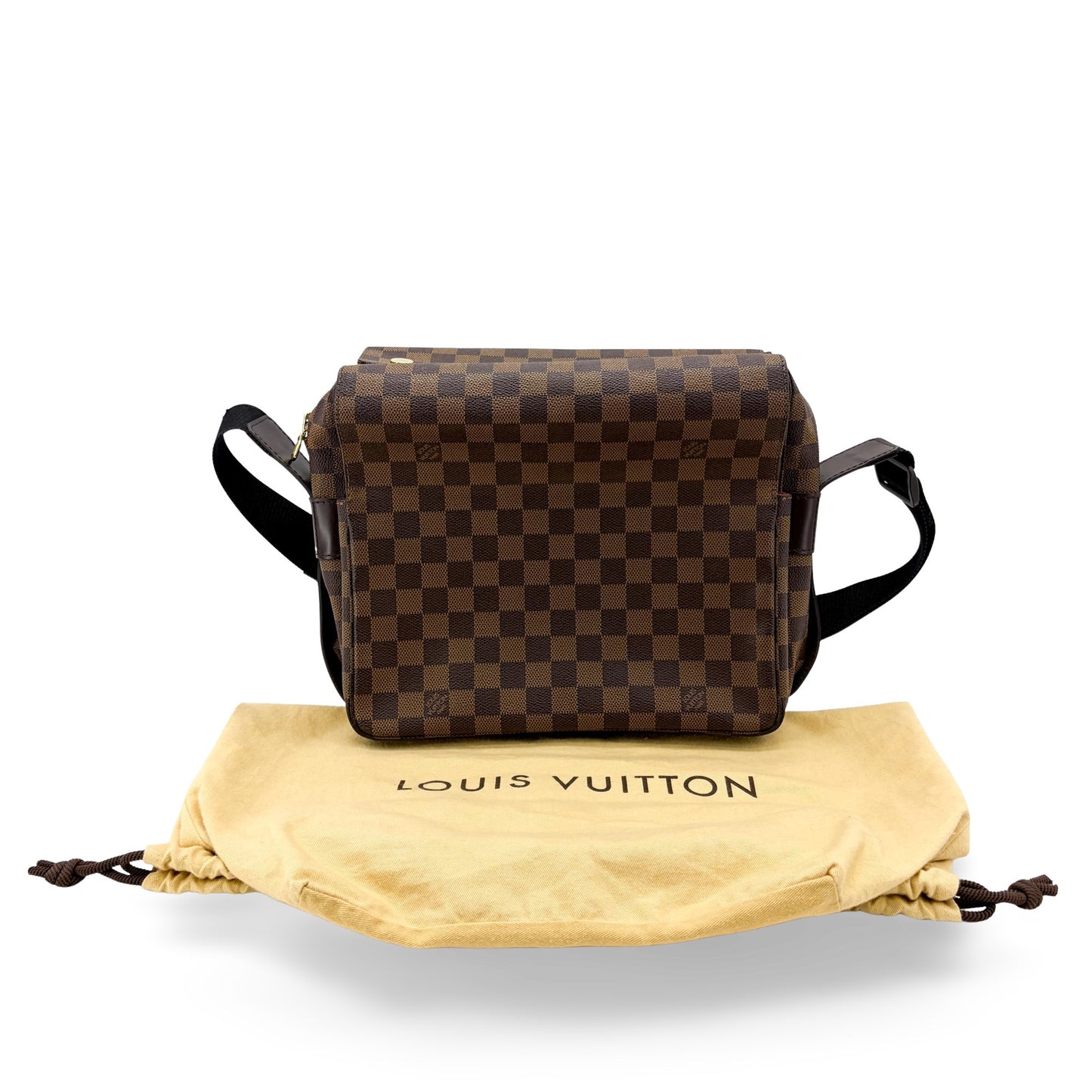 Louis Vuitton Naviglio Messenger Bag Damier Ebene