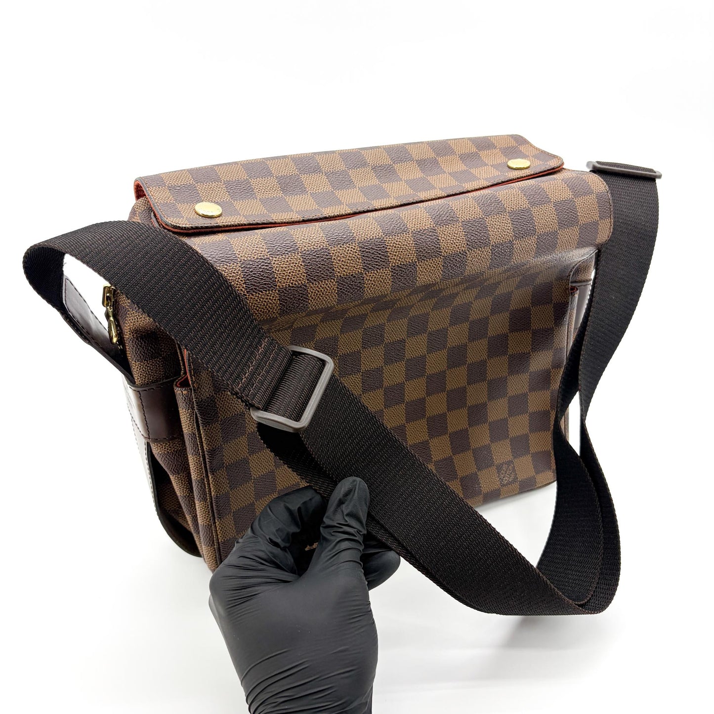 Louis Vuitton Naviglio Messenger Bag Damier Ebene
