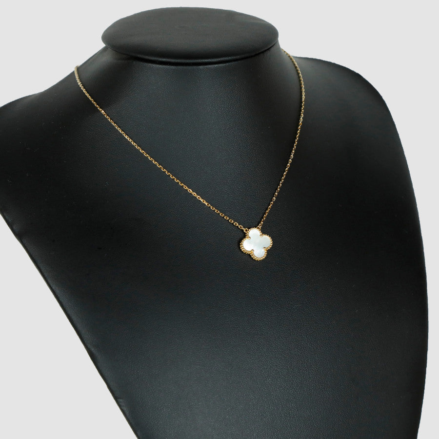 Anne Arpels Vintage Alhambra Mother-of-Pearl Necklace