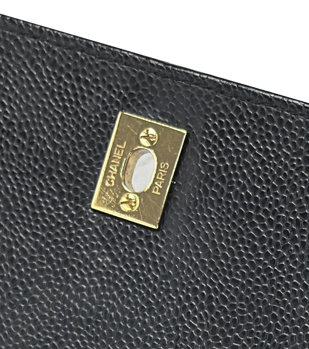 Chanel Black Caviar Coco Handle