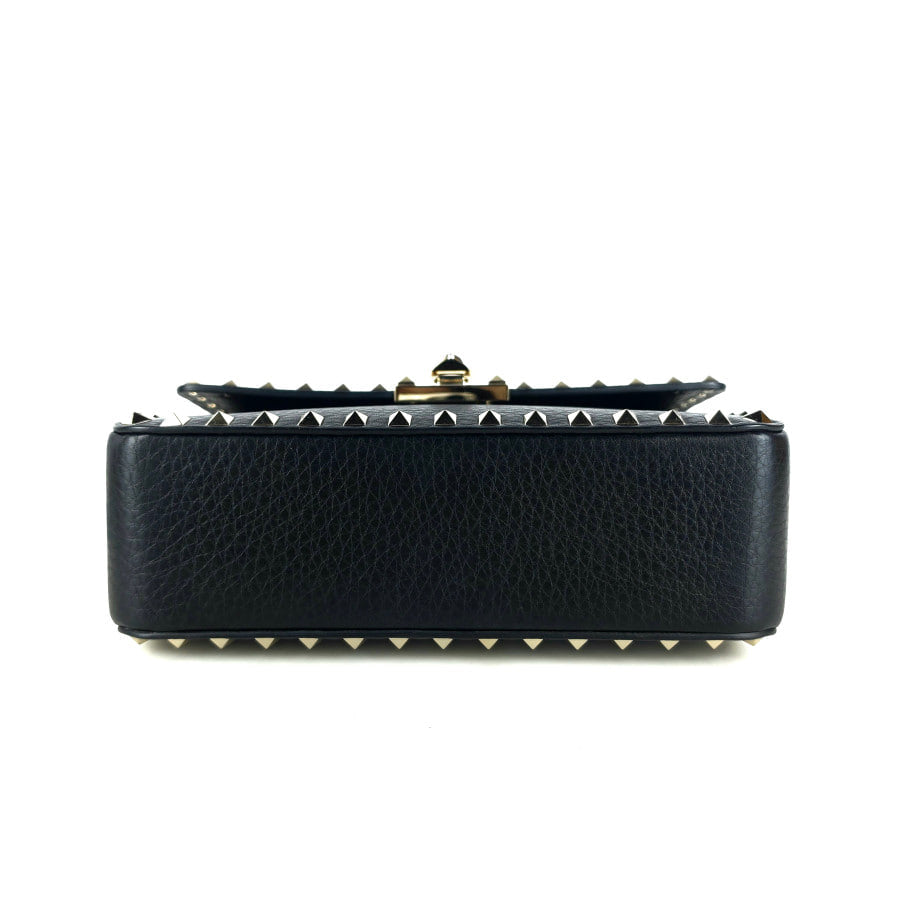 Rockstud flap shoulder bag crossbody bag