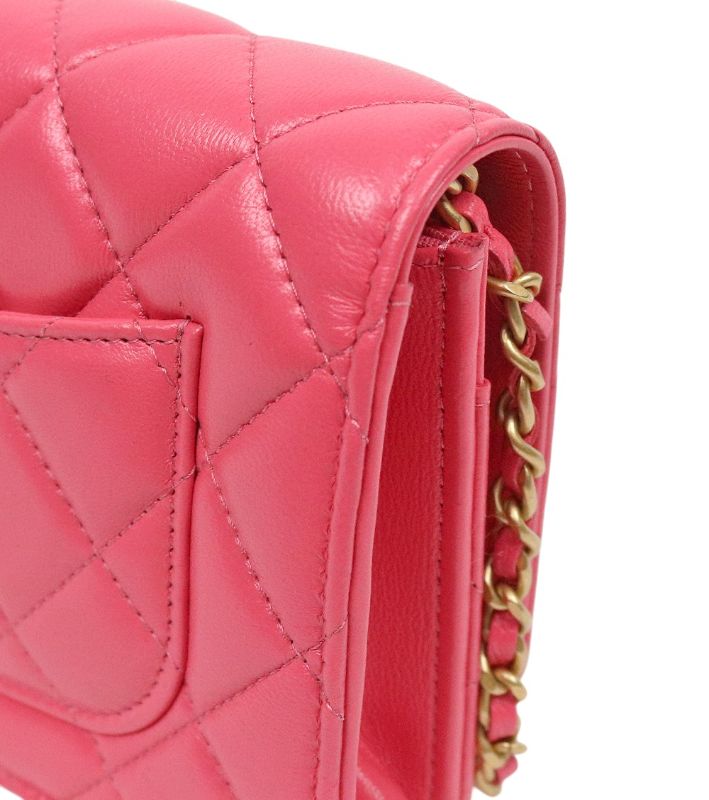 Chanel Pink Heart Turnlock WOC
