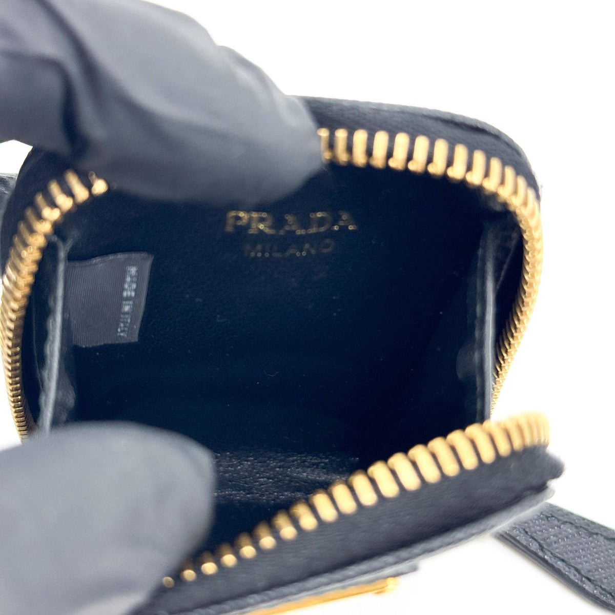 Prada Saffiano Leather Re-edition 2005 Crossbody Bag Black Gold Hardware