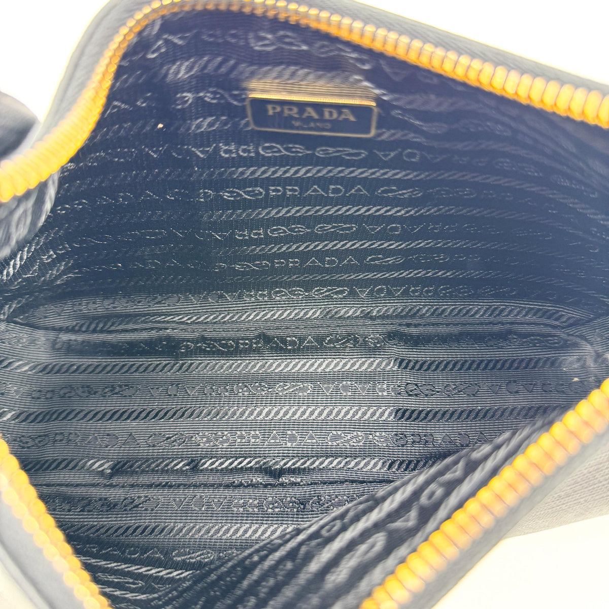 Prada Saffiano Leather Re-edition 2005 Crossbody Bag Black Gold Hardware