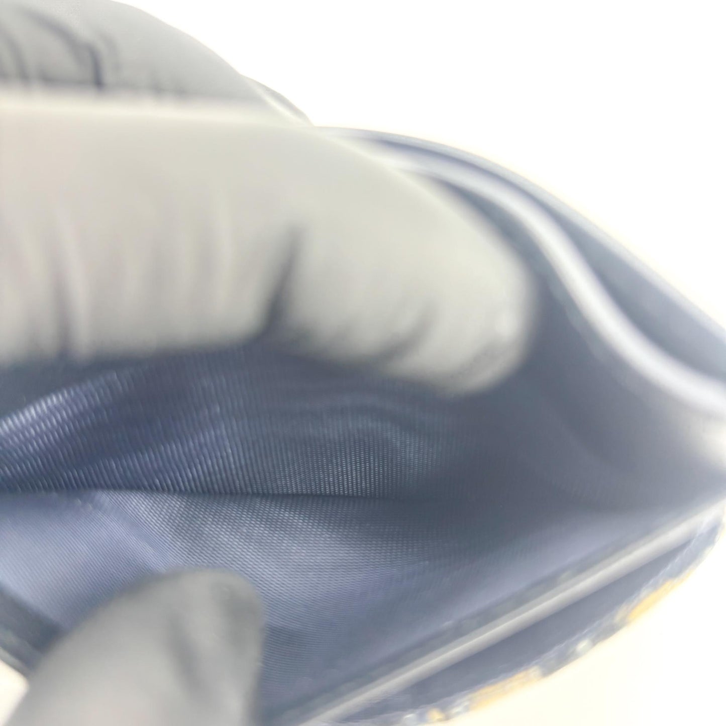 Dior 30 Montaigne Card Holder Blue Oblique Jacquard