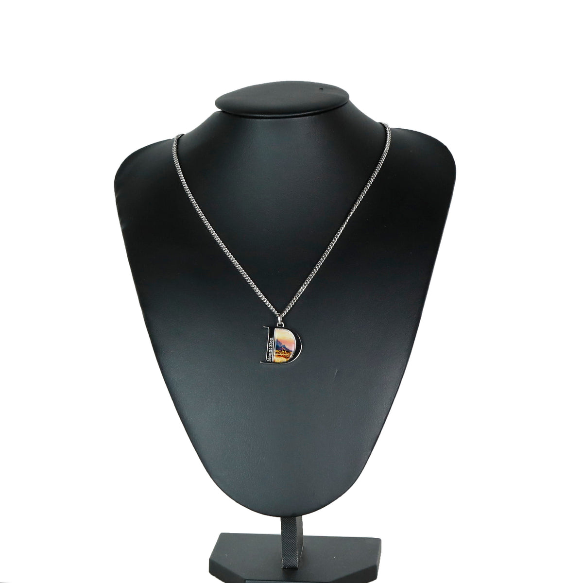 Mount D logo necklace