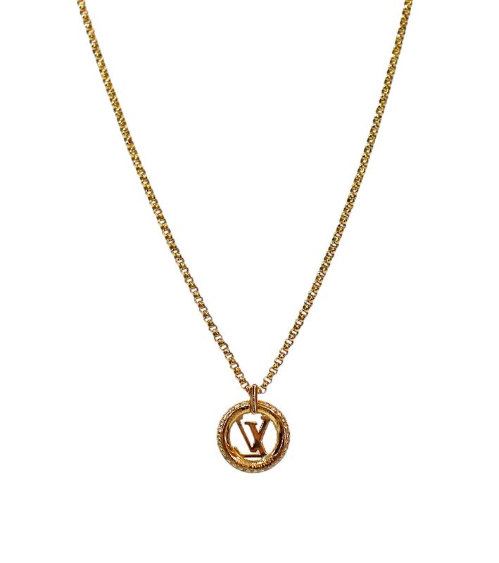 Louis Vuitton Louise by Night Gold Necklace