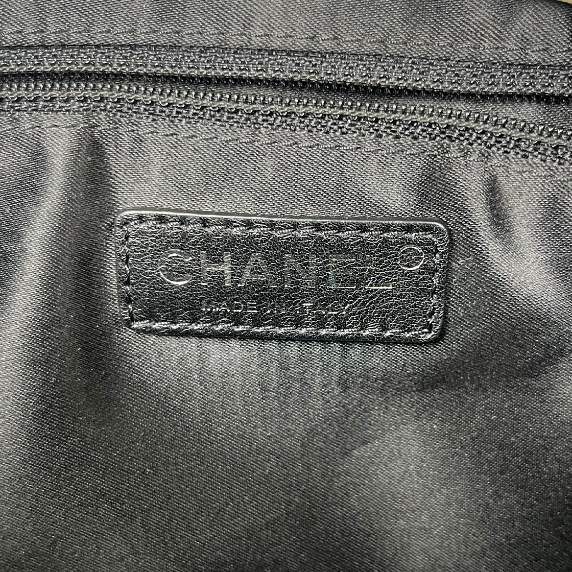 Chanel White Big CC Chain Shoulder Bag