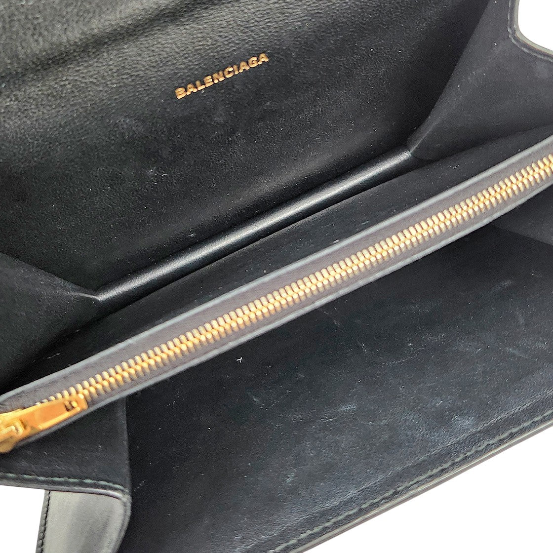 Balenciaga Black BB Flap Shoulder Bag