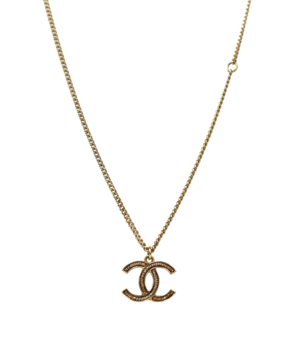Chanel Rope CC Gold Necklace