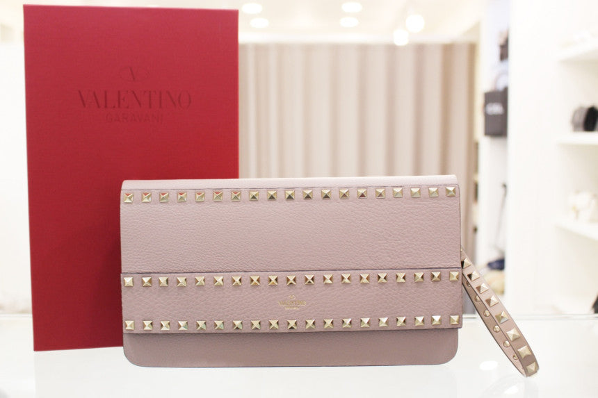 Rockstud Women's Strap Clutch