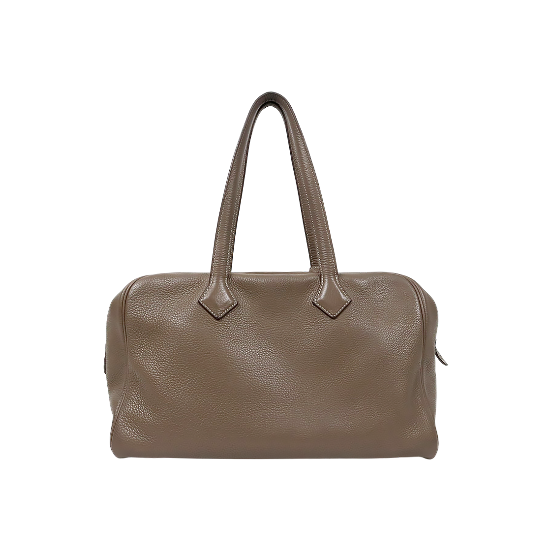 Hermès Size 35 Victoria 2 Étoffe Square "L" Engraved Tote Bag