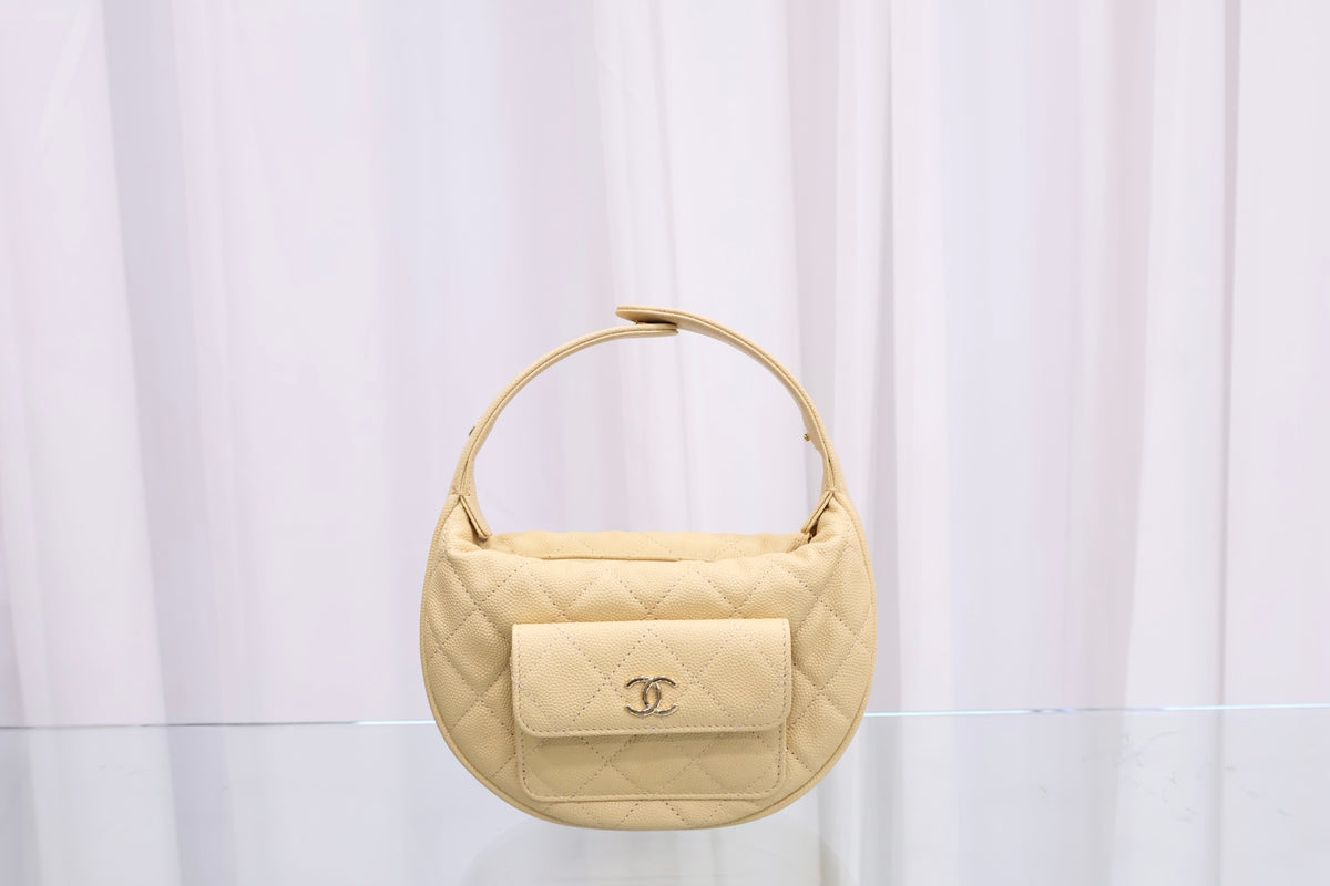 25P Caviar Mini Top Handle Tote Bag AP3467