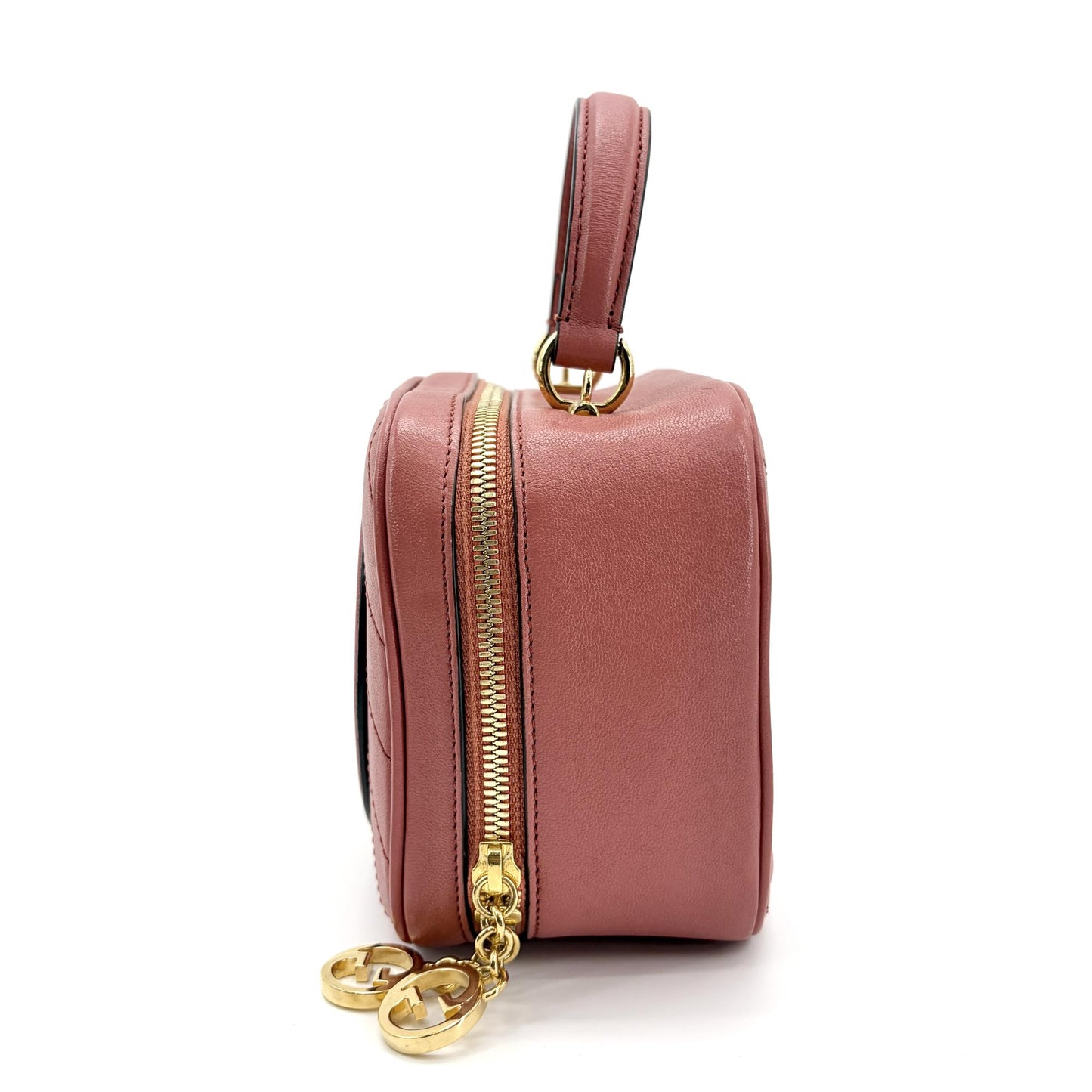Gucci Blondie Small Matelassé Top Handle Bag Pink