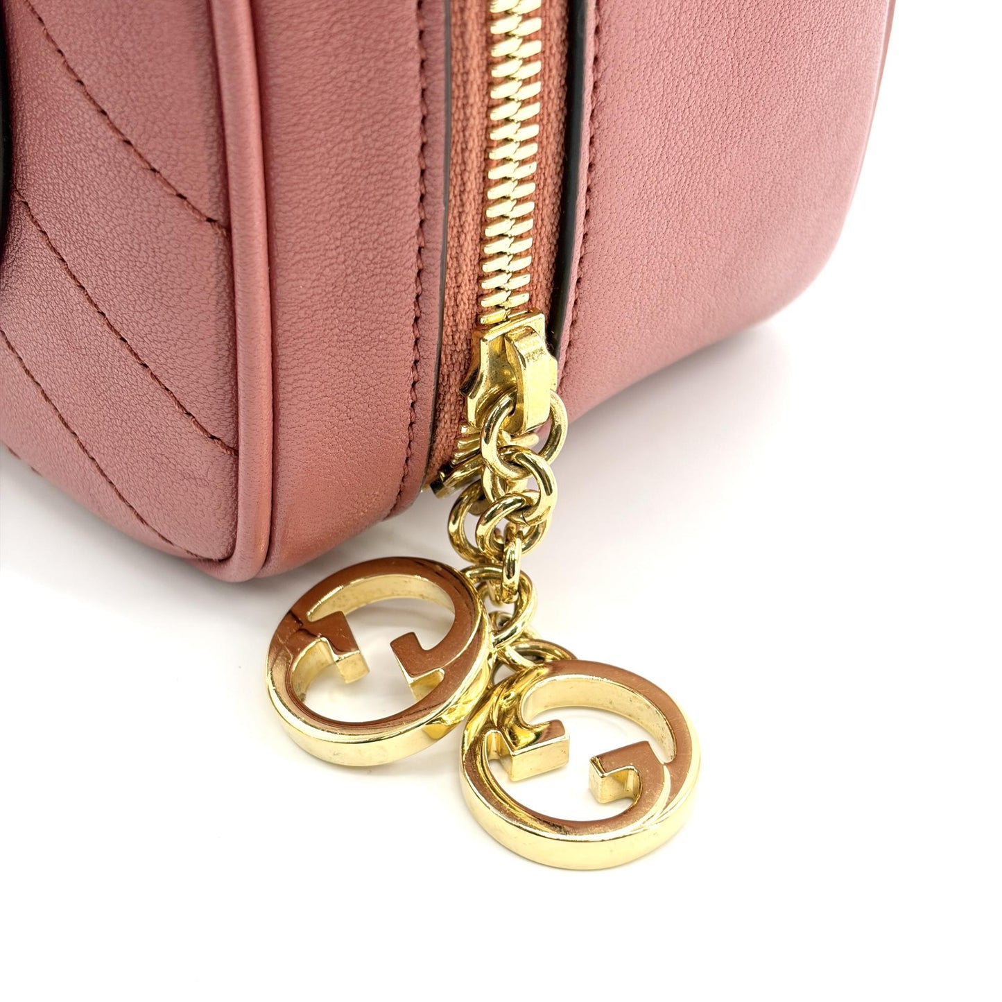 Gucci Blondie Small Matelassé Top Handle Bag Pink