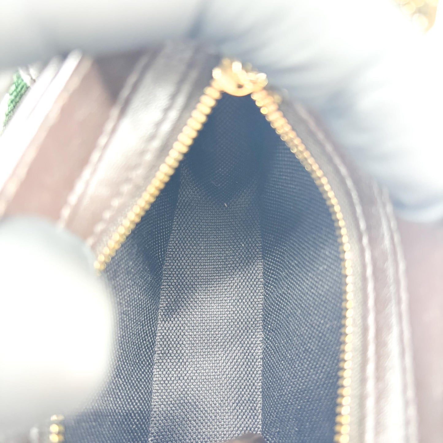 Gucci GG Supreme Turnlock Mini Shoulder Bag Brown Black