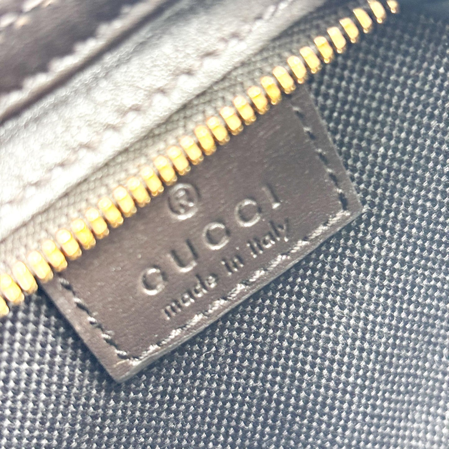 Gucci GG Supreme Turnlock Mini Shoulder Bag Brown Black