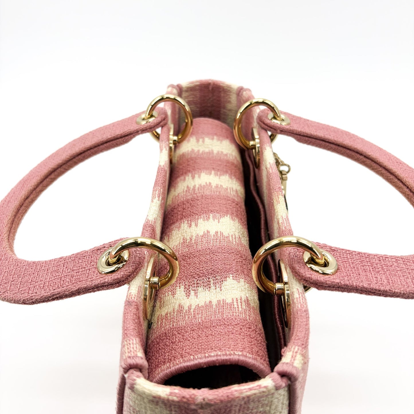 Dior Medium Lady Delight Pink Icart Canvas
